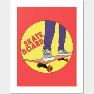 Skateboard Posters and Art